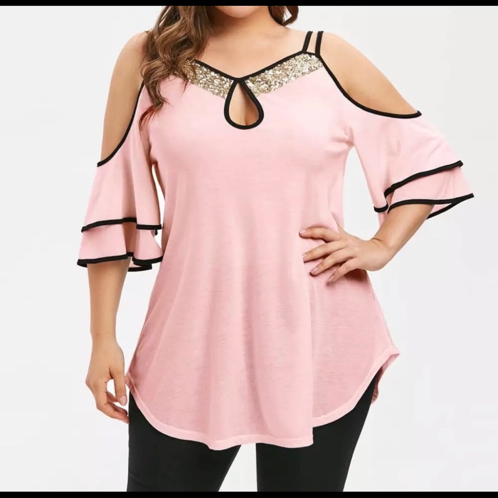 Cold Shoulder Women’s Blouse